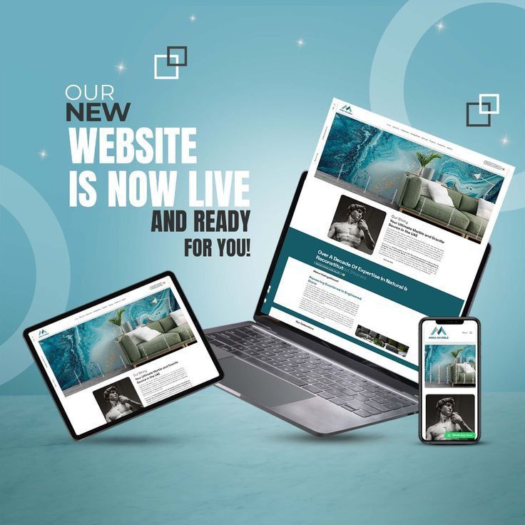 Mona Marble Website Design